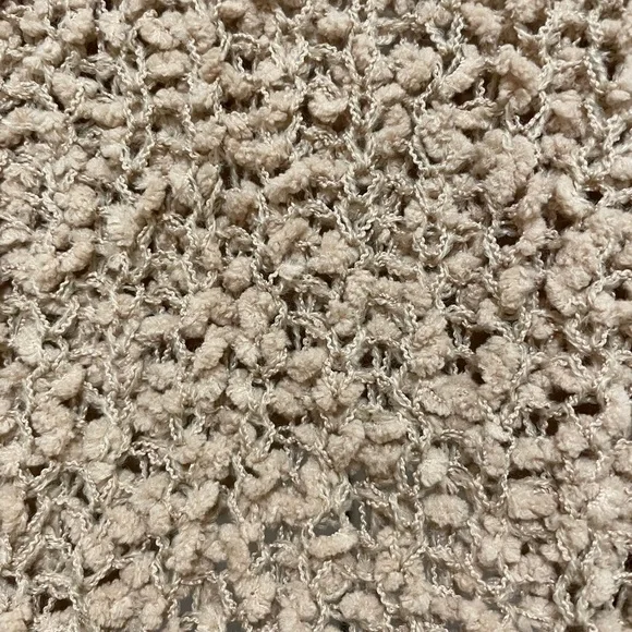 Popcorn knit boat neck sweater - Picture 3 of 3